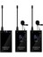 UM100 Kit-2 Ultra Kompakt 3.5mm Çıkışlı 1 Alıcı 2 Vericili Uhf Kablosuz Yaka Mikrofon Seti 1