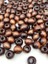 18MM Kahverengi Ahşap,tahta Boncuk (100GR,~60 Adet Boncuk) 1