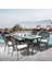 5 Parça Savanna Rattan Yemek Grubu, Bahçe Balkon Oturma Grubu 1