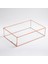Bakır Rose Gold Geometrik Kapaklı Kutu 30X20X8CM 2