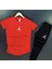 Jordan Dijital Baskılı Outdoor Slim Fit Çift Cep Kısa Kollu Erkek Eşofman Takımı 1
