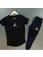 Jordan Dijital Baskılı Slim Fit Dar Kesim Çift Cep Kısa Kollu Outdoor Erkek Eşofman Takımı 1