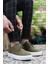 Haki Süet Erkek Sneaker 0012365 4