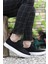 Siyah Beyaz Süet Erkek Sneaker 0012365 4