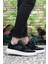 Siyah Beyaz Erkek Sneaker 0012447 2