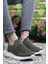 Haki Beyaz Erkek Sneaker 0012102 1