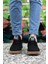Siyah Siyah Kadın-Erkek Sneaker 0012430 4