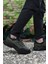 Haki Siyah Kadın-Erkek Sneaker Anatomik İç Taban 5