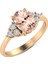 Pırlanta Morganite Oval Pırlanta Yüzük 2