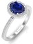 1.50 Karat Pırlantalı Safir Yüzük 2