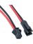 2 Pin Dişi - Erkek Bağlantı Soketi - 15 cm Kablolu 1