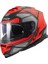 Storm Faster Mat Kırmızı-Tıtanıum Kask 3