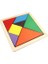Wooden Toys Ahşap Eğitici Geliştirici Geçmeli Kule+Meyve Kesme+Tangram+Selefon 4'lü Set 4