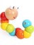 Wooden Toys Ahşap Zeka Eğitici Tangram+Geometrik Şekiller+Bultak+Tırtıl+Kule 6'lı Set 4
