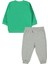 Erkek Bebek Pijama Takımı 6-18 Ay Koyu Yeşil 2