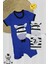 Sevimli Zebra Desenli ve Zebra Kukla Hediyeli Bebek Tulumu 1