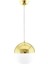 Tekli Küre Gold Sarkıt Avize 20CM 1