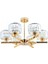 6li Venus Gold Kristal Taşlı Modern Avize 1