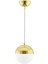 Tekli Küre Gold Sarkıt Avize 15CM 1