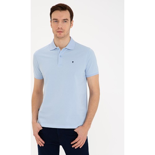 Pierre Cardin Mavi Slim Fit Basic Polo Yaka T-Shirt 50239843-VR003