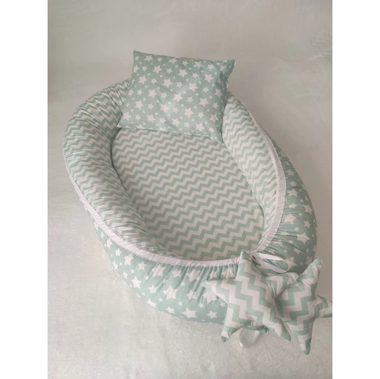 Beybinest Delüxe Mint Yeşil Babynest Bebek Yatağı