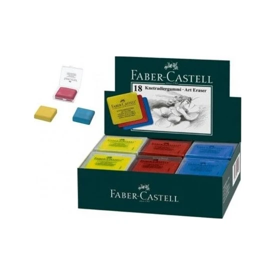 Faber-Castell Renkli Kutulu Hamur Silgi