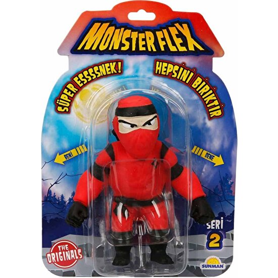 Monster Flex Süper Esnek Figür S2 15 Cm. - Red Ninja