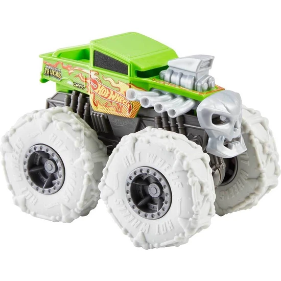 Hot Wheels Monster Trucks Çek Bırak Arabalar GVK37 - Bone Shaker Yeşil