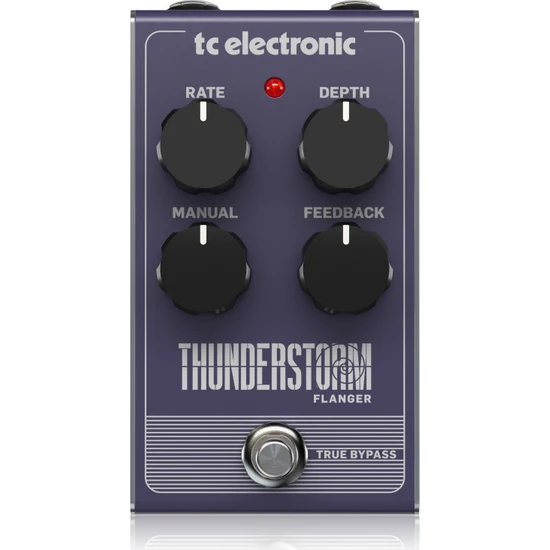 Tc Electronic Thunderstorm Flanger Analog Flanger Pedalı