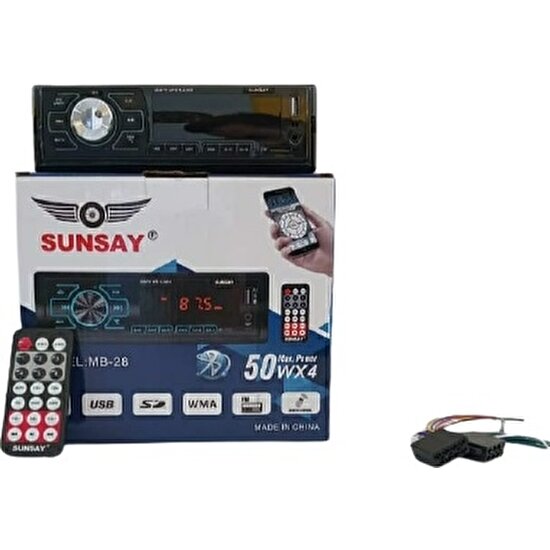 Sunsay Mb-28  Radyo Bluetooth + Usb/sd Kart Mp3 Çalar Teyp