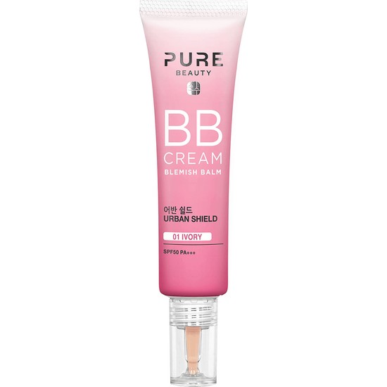 Pure Beauty BB Cream Spf50 Pa+++ Ivory Gözenek Ve Leke Azaltıcı 30 ml