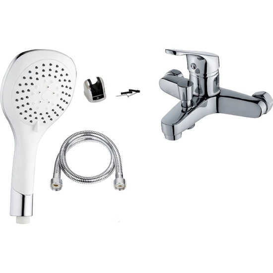 Irmak Banyo Bataryası Duş Seti Fonksiyonlu Duş Başlığı Batarya Seti