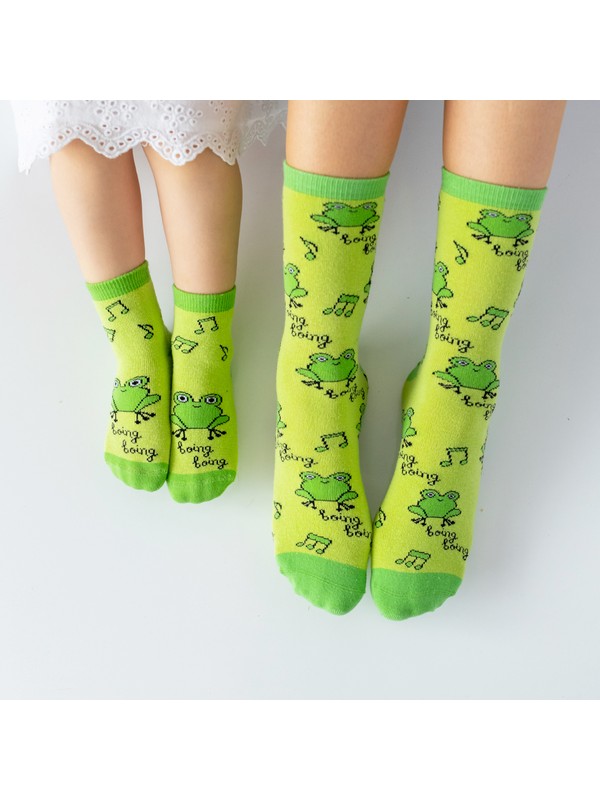 Milk&Moo Anne Bebek Çorabı 8'li Set Çaça Kurbağa ile Sangaloz