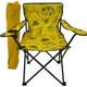 Bofigo Kamp Sandalyesi Katlanır Sandalye Bahçe Koltuğu Piknik Plaj Balkon Sandalyesi Desenli Sarı