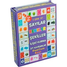 Diytoy, Süper Set, Zeka Kartları, Eğitici Kart, Sayılar, Renkler, Şekiller