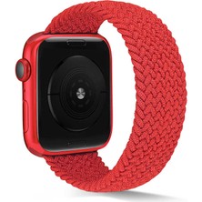 ZORE Apple Watch Uyumlu 44 mm Krd-38 Hasır Örgü Dizayn Medium Kordon
