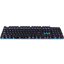 MF Product Strike 0630 Kablolu LED Işıklı Mekanik Hisli Gaming Klavye Siyah