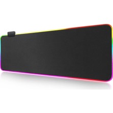 Snexpres 78X 30CM Rgb Oyuncu Mouse Pad