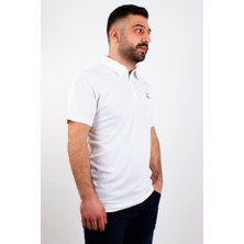 Twister Jeans Kınetıx SN-328 Olıver Beyaz Günlük Erkek Polo Yaka Tshirt