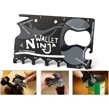 Greathings Kredi Kartı Şeklinde Bıçak ve Ninja Wallet 18 In 1 Credit Card Multi Tool Kit