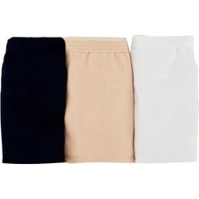 Papatya Kadın Bato Külot Yüksek Bel Modal 3 Lü