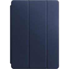 Apple ipad 8.nesil 10.2 Inç Stiffback Smart Case Tablet Kılıfı (A2428/A2429/A2430) Mavi