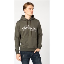 Vigoss Jeans Kapüşonlu  Baskılı  Erkek Sweatshirt 62047-30034