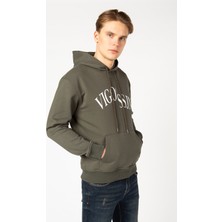 Vigoss Jeans Kapüşonlu  Baskılı  Erkek Sweatshirt 62047-30034