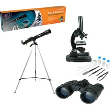 Celestron 22010 Science Kit Teleskop, Dürbün ve Mikroskop Seti
