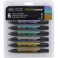 Winsor & Newton Promarker 6 Lı Set Metalik Renkler