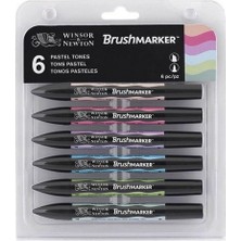 Winsor & Newton Promarker Brush 6 Lı Set Pastel Tonlar