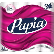 Papia Tuvalet Kağıdı (3 Katlı) 32 Li Pk + 12 Li Paket Kağıt Havlu (3 Katlı)