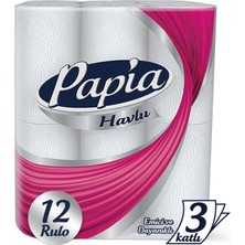 Papia Kağıt Havlu 48 Li Set (3 Katlı) (4pk*12)