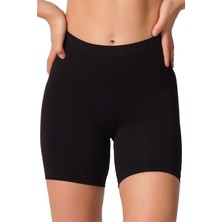 Belinay 0289 Kadın Modal Kısa Tayt Siyah Xl